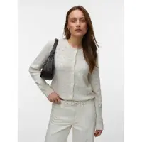 Vero Moda Gebreid vest 'VMDoffy' crème