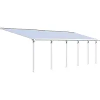 Canopia Palram | - Terrasoverkapping Olympia - Helder - Wit 980x294cm