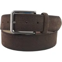 6Road Riem Bruin Ceintuur 4cm suede print 454545/67