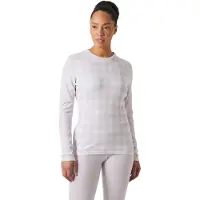Helly Hansen Lifa Merino Midweight Graphic Crew, dames, lichtpaars