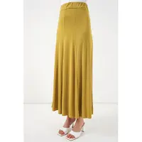 Big Dart Hoge Taille A-Lijn Maxi Rok