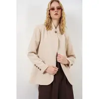 Big Dart Oversized Schouderpuin Blazer