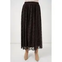 Big Dart Hoge Taille Bloemige Maxi Rok
