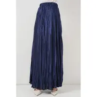 Bigdart Getextureerde Maxi Rok met Elastische Taille