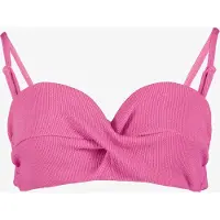 Osaga voorgevormde dames bikinitop met structuur roze maat S