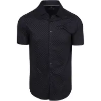 Desoto Deoto hort leeve Overhemd Cube Navy