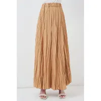 Big Dart Gestructureerde Maxi Rok