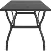 vidaXL Tuintafel 190x80x72 cm staal antraciet