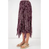 Bigdart Hoge Taille A-Lijn Midi Rok in Paisleyprint
