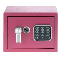Yale YSV/170/DB2/P Vrijstaande kluis, 38 liter, staal, roze