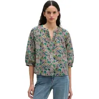 Marc O'Polo Blouse turquoise / royal blue/koningsblauw / groen / oudroze