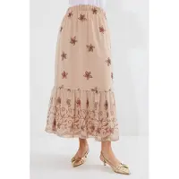 Bigdart Geprinte Maxi Rok met Bloemenmotief