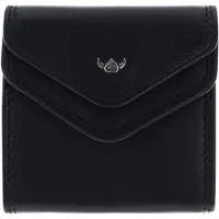Golden Head Leren portemonnee Polo Damen-Minischeintasche 1005 Schwarz zwart