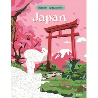 Deltas Kleurboek - kleuren op nummer - Japan