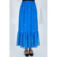 Bigdart Geprinte Maxi Rok met Bloemenmotief