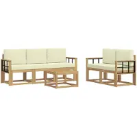 vidaXL Buiten bank set 6 st