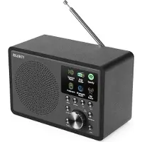 Majority Touro - Internetradio - DAB+/FM - Bluetooth - Dubbele Wekker - Podcastspeler - Zwart