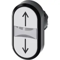 Siemens 3SU10003AB660AN0 3SU1000-3AB66-0AN0 Dubbele drukknop Moment (b x h) 29.8 mm x 57.7 mm IP66, IP67, IP69/IP69K 1 stuk(s)