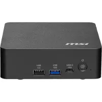 MSI Cubi NUC AI+ 3MG-005BEU USFF Zwart 355 Intel SoC FCBGA2540 Ingebouwde luidsprekers
