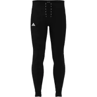 Adidas Sportbroek 'Adizero' lichtgroen / zwart