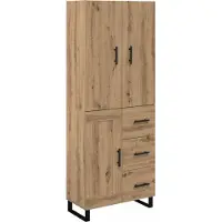 vidaXL Highboard 2 st Artisan Eiken 69,5 x 34 x 180 cm
