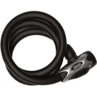 Simson Spiraalkabelslot - Extra dik 15mm - 1 meter - Mat zwart - Inclusief bevestiging en sleutels