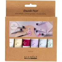 Creativ Company Gouache Paint - pastel colours - 6x20 ml (35610)