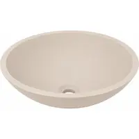 Mueller Mira waskom solid surface rond beige