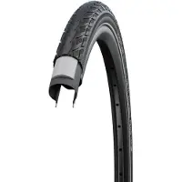 Schwalbe Buitenband Delta Cruiser Plus Puncture Guard 28 x 1.10 / 28-622 mm - zwart met reflectie