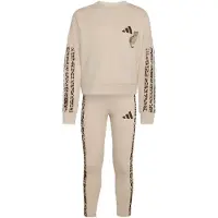 Adidas Trainingspak 'ANIMAL LEGGINGS' taupe / taupe / zwart