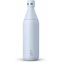 Motivai Easy Sip - RVS Thermosfles met Draaidop – 600ML (20oz) – Lekvrij & Dubbelwandig – Thermosbeker Waterfles To Go – BPA-vrij – Baby Blauw