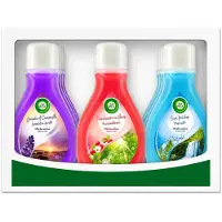 Air Wick Luchtverfrisser Navulling Mixpakket – 12 x 375 ml – Lavendel, Framboosbloem & Fresh Water
