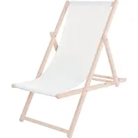 Springos Tuin Lounge Stoel Opvouwbaar Houten Strand 120 kg