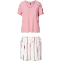 Lingadore Pyjama pink / wit