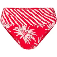 Lingadore Bikinibroek 'Fresh Flowers' knalrood / wit