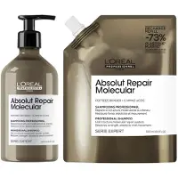 L'Oréal Absolut Repair Molecular Shampoo Refill Set - 2x500ml