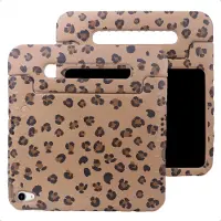 IMoshion Kidsproof Design Backcover met handvat voor de Apple iPad 11 (2025) 11 inch A16 / iPad 10 (2022) 10.9 inch - Panterprint