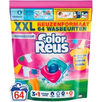 Witte Reus Wasmiddelcapsules 3+1 Power Caps Kleur 64 beurten