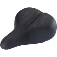 Contec Ct Zadel Anatomic City, 272x227 mm, vacuüm, zwart