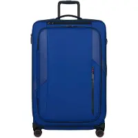 Samsonite Glazed Spinner 78 cm - Uitbreidbaar 125/141 liter - 78x48x32/35 cm - electric blue