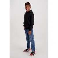 Cars straight fit jeans Maxwel denim stone used Blauw Jongens Stretchdenim - maat 116