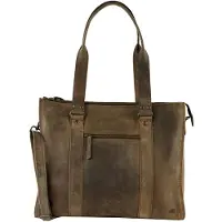 Bear design Mea Laptopschoudertas - 13.3" laptopvak - met afneembare schouderriem - bruin