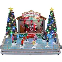 Lemax Christmas Grove Skating Rink With 4.5V Adaptor Kerst