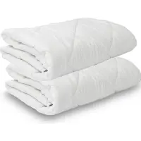 Amazinggirl Dekbed zonder overtrek 200 x 140 cm - all-season Gewatteerd en Microvezel dekbedden naar bed Set: 2 X Dekbed 140 x 200 cm met kussens Oeko-Tex