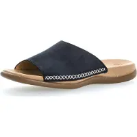 Gabor Muiltjes 'Pantolette Damen 03.705.16 Echtleder in blau' blauw