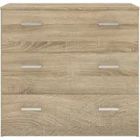 Ebuy24 Spell ladekast 3 lades eiken decor.