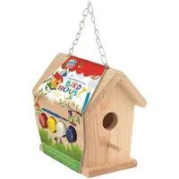 Grafix - Birdhouse wood incl. 4 paints & brush (620013)