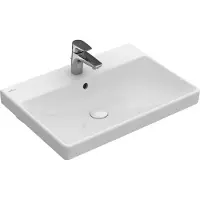Villeroy & Boch Villeroy en boch Avento meubelwastafel 65x47cm 1 kraangat met overloop wit