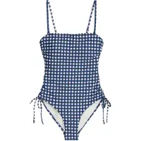 Marc o'polo Badpak ' Shiny ' navy / wit