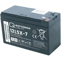 Quality-Batteries 12LSX-7 F1 LSX 12V 7Ah AGM